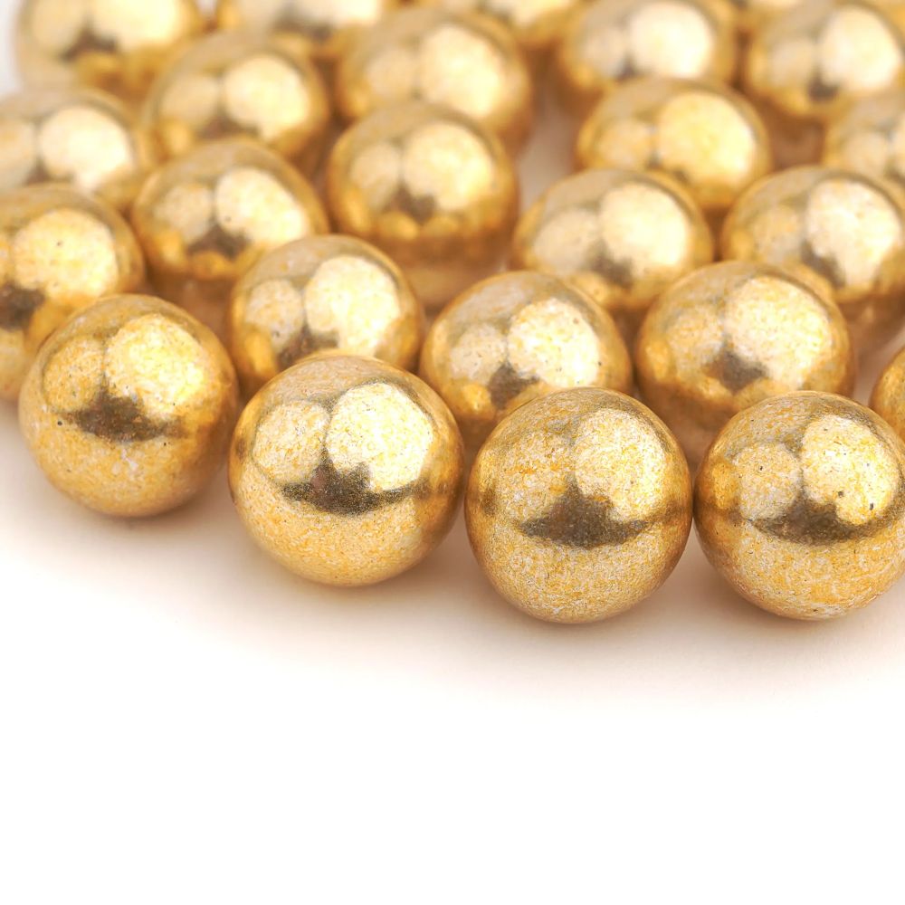 Chocolate decoration pearls Old Gold Crispies Large - Sweet Buffet - 115 g