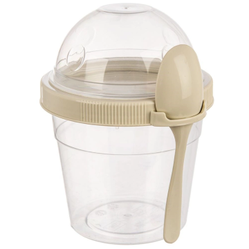 Yoghurt container with spoon - Orion - 400 ml