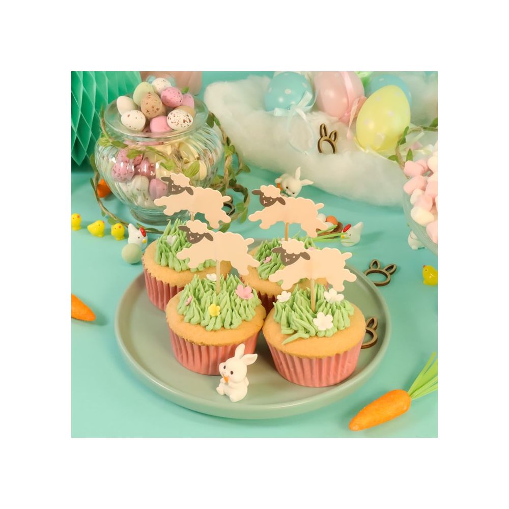 Muffin toppers Sheep - PME - 24 pcs.