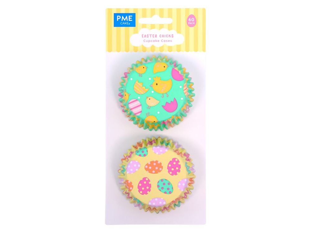 Muffin cases Easter Chicks - PME - 60 pcs.