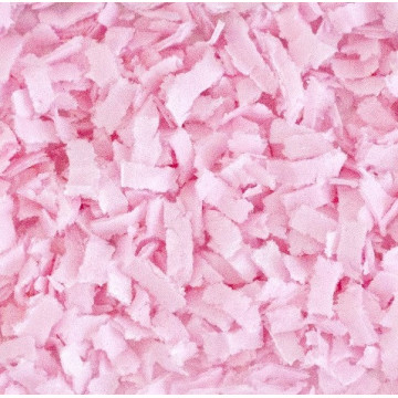 Shreded wafer paper - Rose Decor - light pink, 100 g