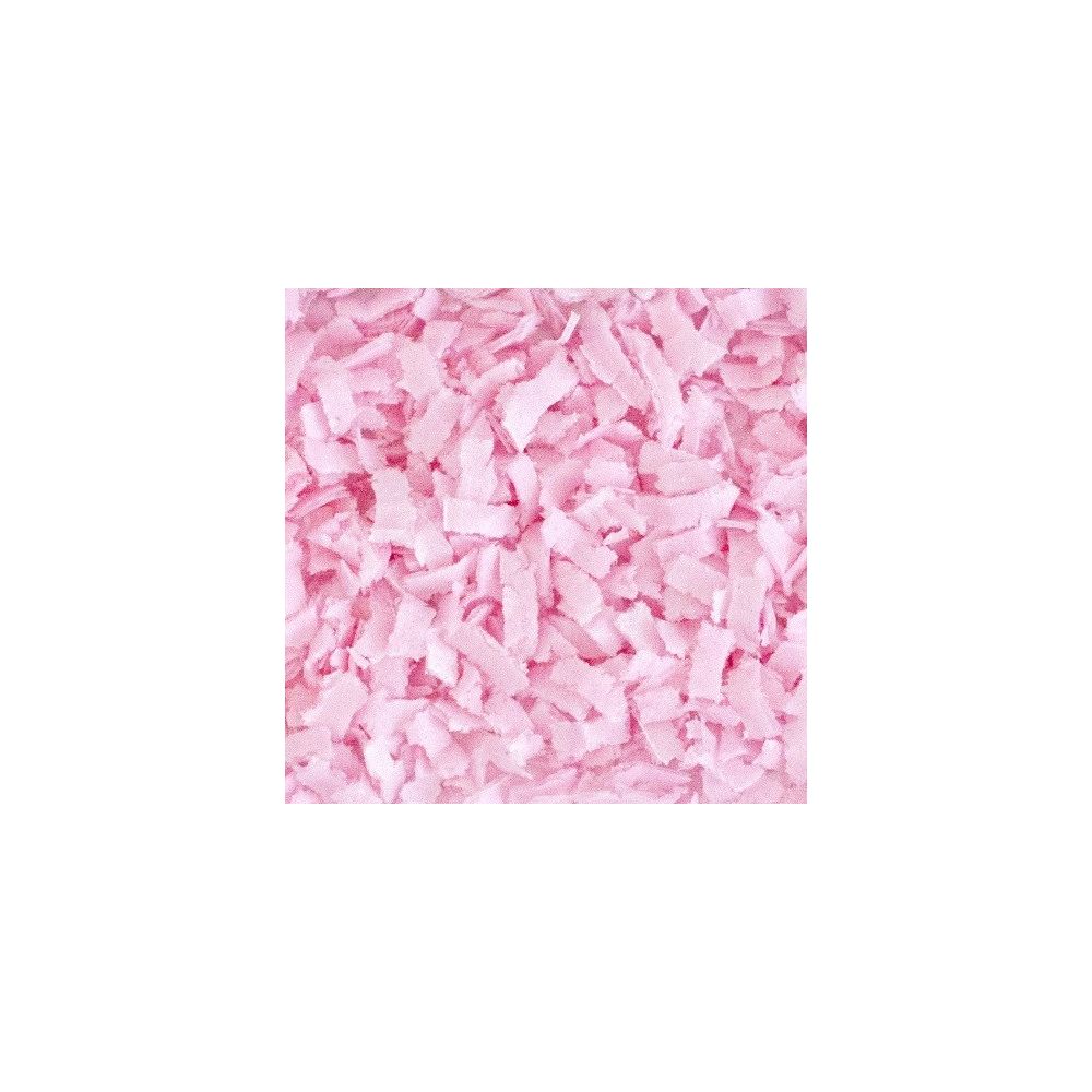 Shreded wafer paper - Rose Decor - light pink, 100 g