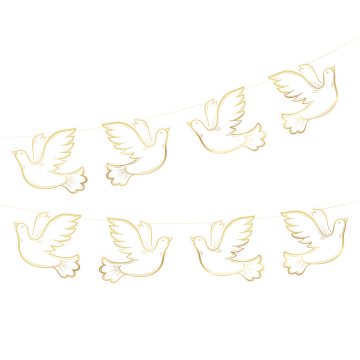 Decorative garland Doves - 180 cm