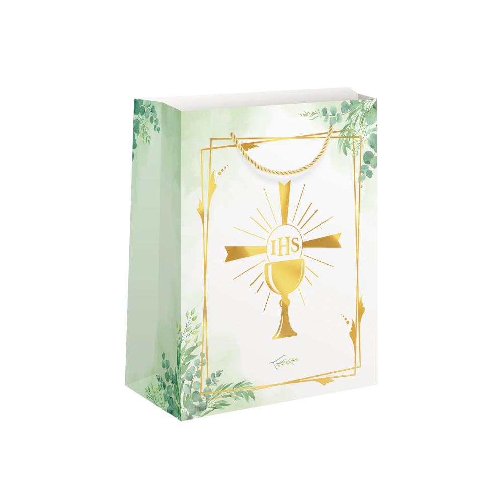 Decorative gift bag Chalice IHS - small