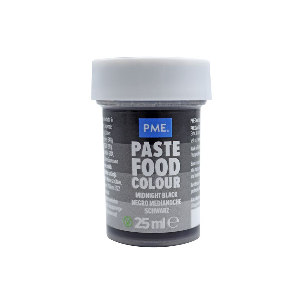Paste food colour Midnight Black - PME - 25 ml