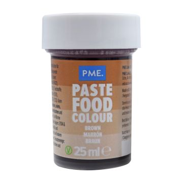 Paste food colour Brown - PME - 25 ml