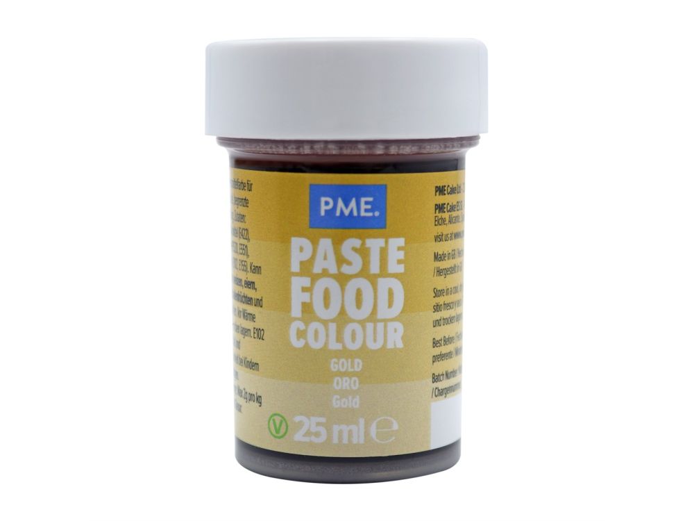 Paste food colour Gold - PME - 25 ml