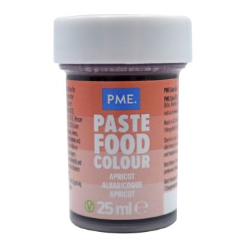 Paste food colour Apricot - PME - 25 ml