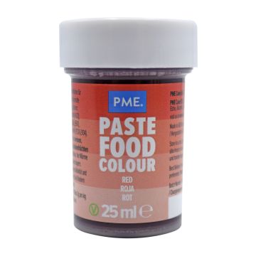 Paste food colour Red - PME - 25 ml