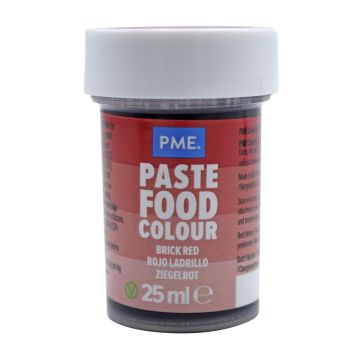Paste food colour Brick Red - PME - 25 ml