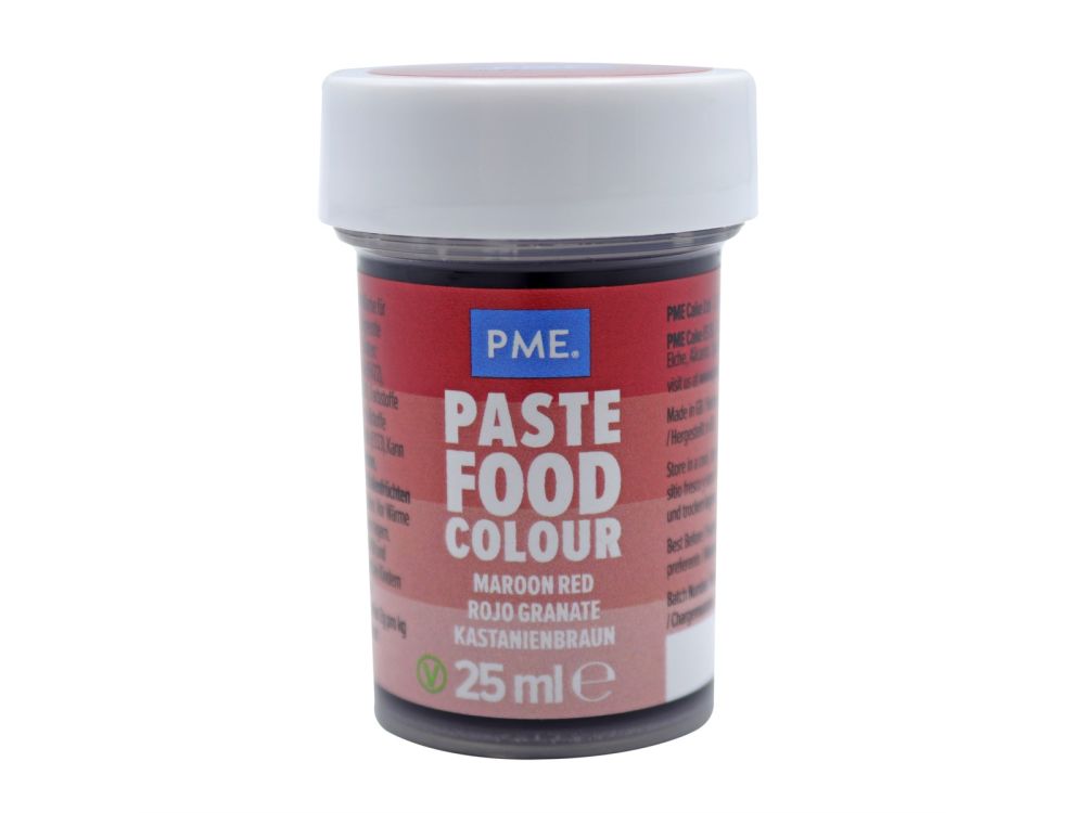 Paste food colour Maroon Red - PME - 25 ml