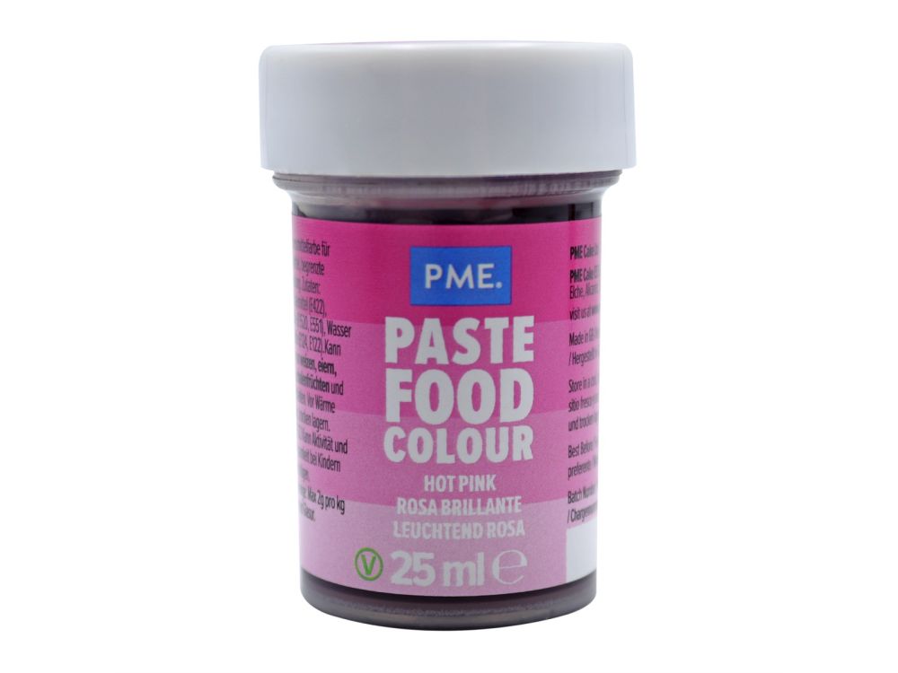 Barwnik spożywczy w żelu Hot Pink - PME - intensywny różowy, 25 ml
