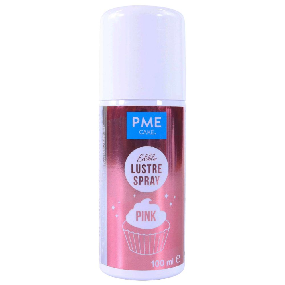 Barwnik metaliczny w sprayu Pink - PME - różowy, 100 ml