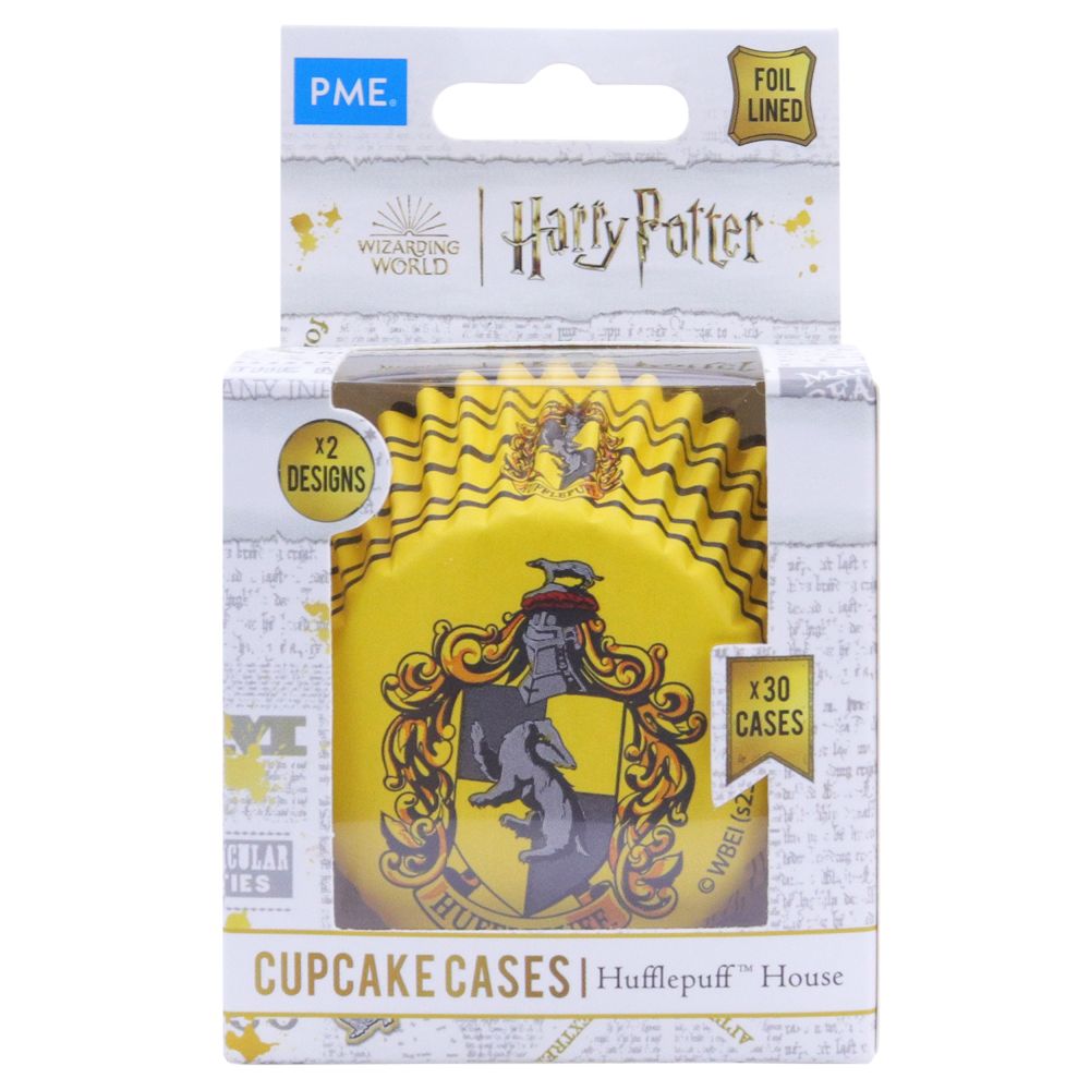 Harry Potter baking cups - PME - Hufflepuff House, 30 pcs.