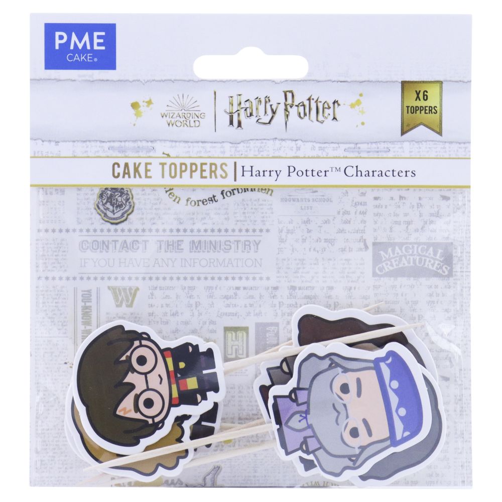 Toppery do muffinek Harry Potter - PME - Characters, 6 szt.