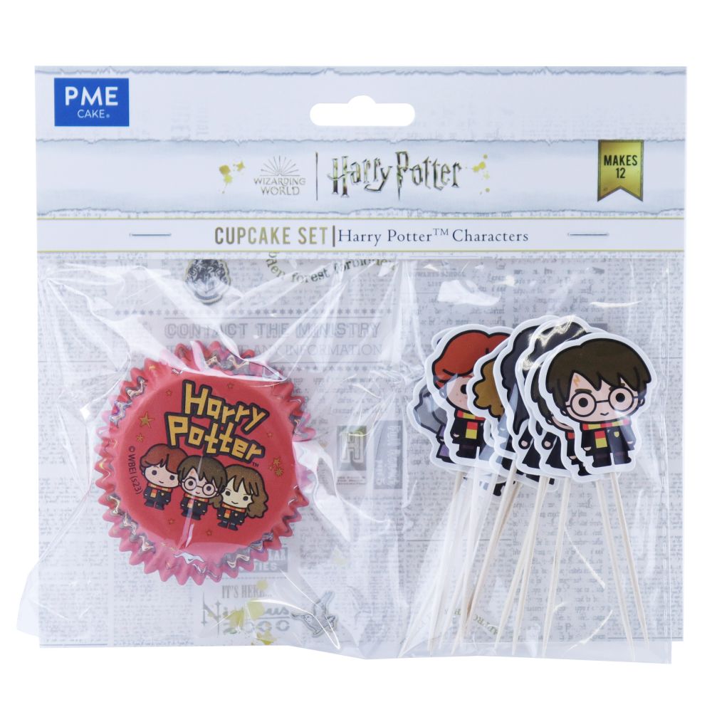 Harry Potter muffin set - PME - Characters, 12 pcs.