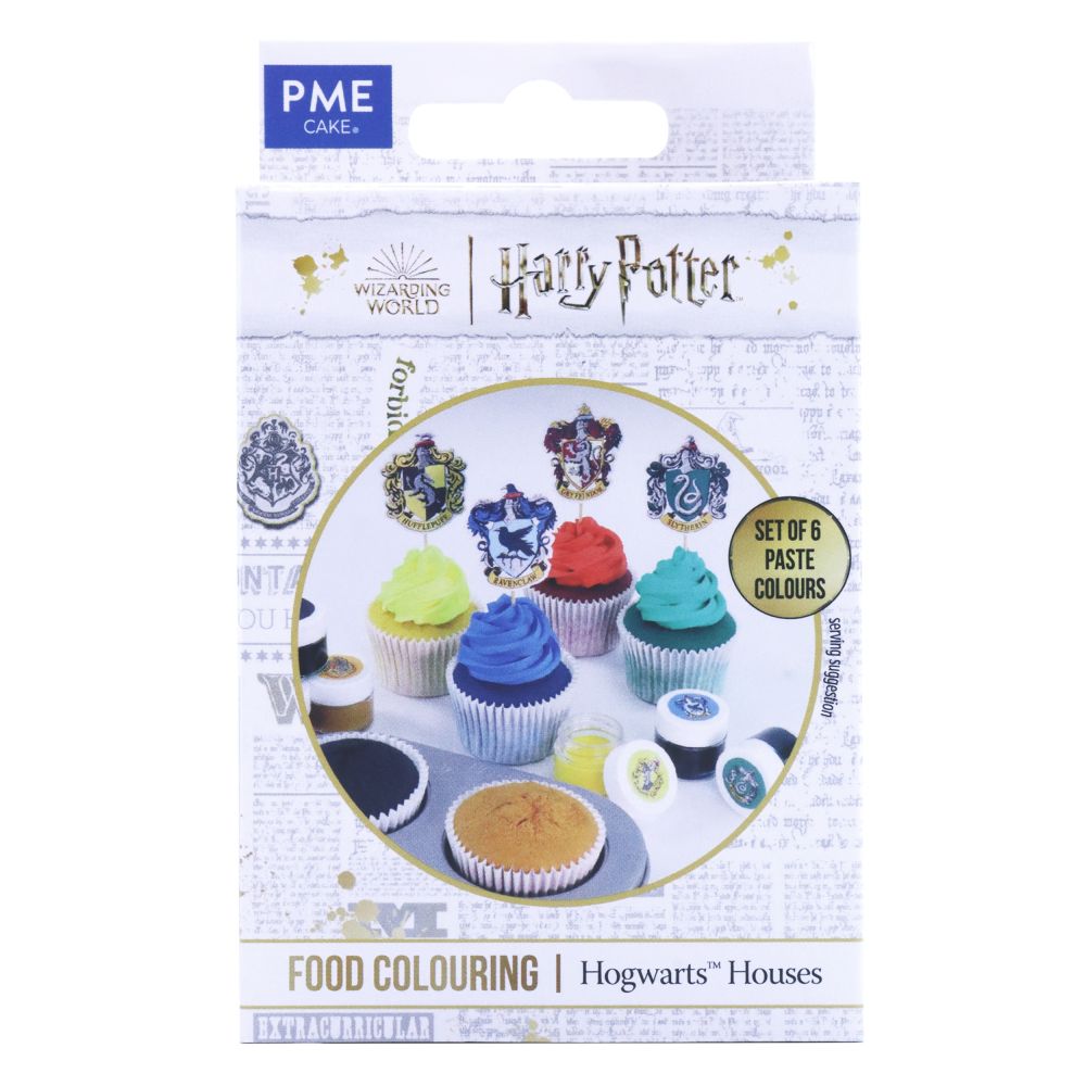 Zestaw barwników spożywczych w żelu Harry Potter - PME - 6 kolorów