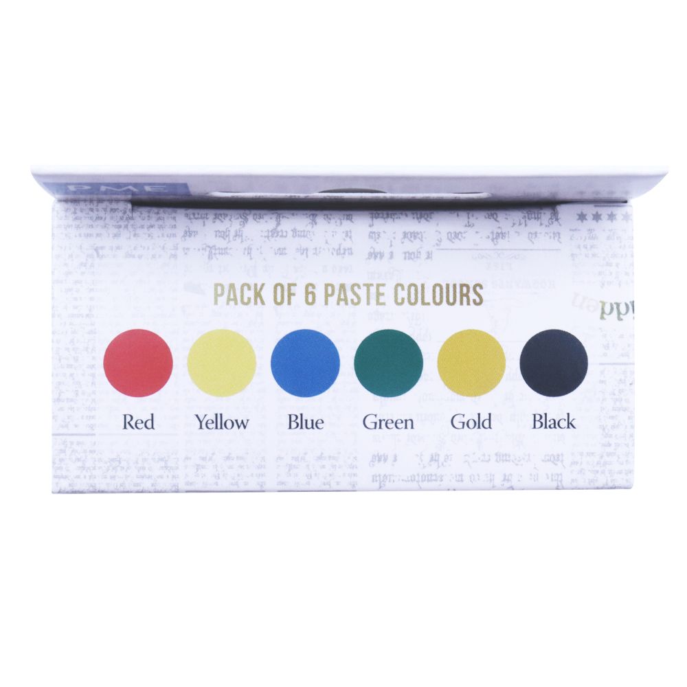 Zestaw barwników spożywczych w żelu Harry Potter - PME - 6 kolorów