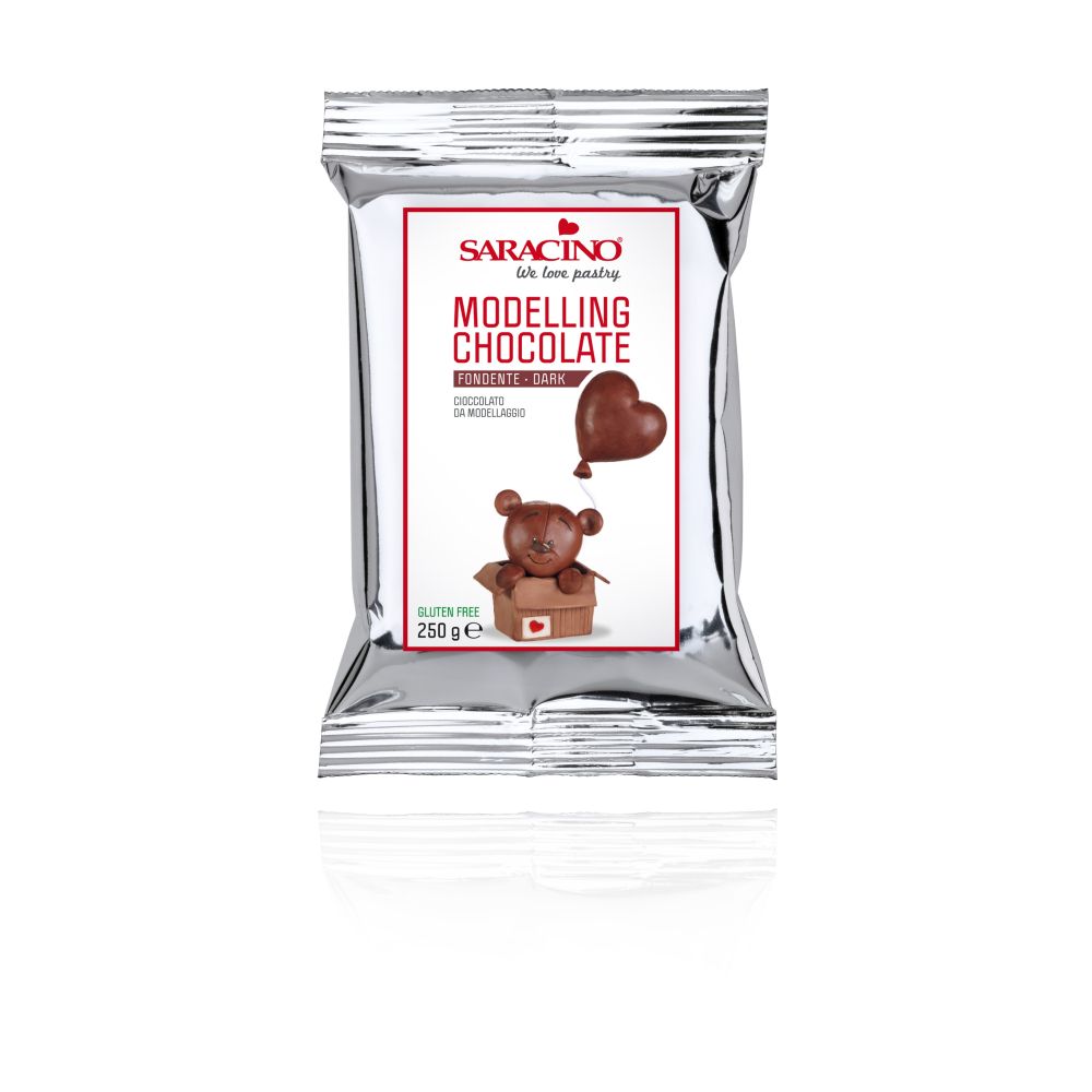 Modelling Chocolate - Saracino - Dark Brown, 250 g