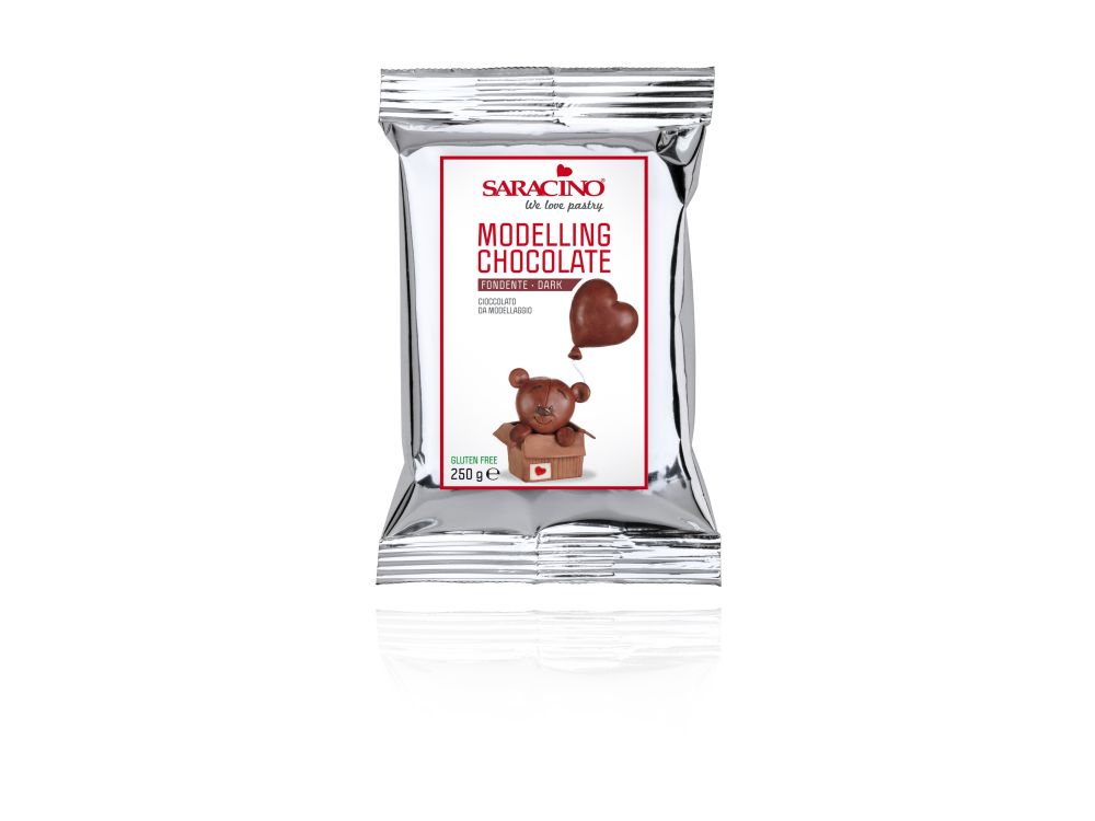 Modelling Chocolate - Saracino - Dark Brown, 250 g