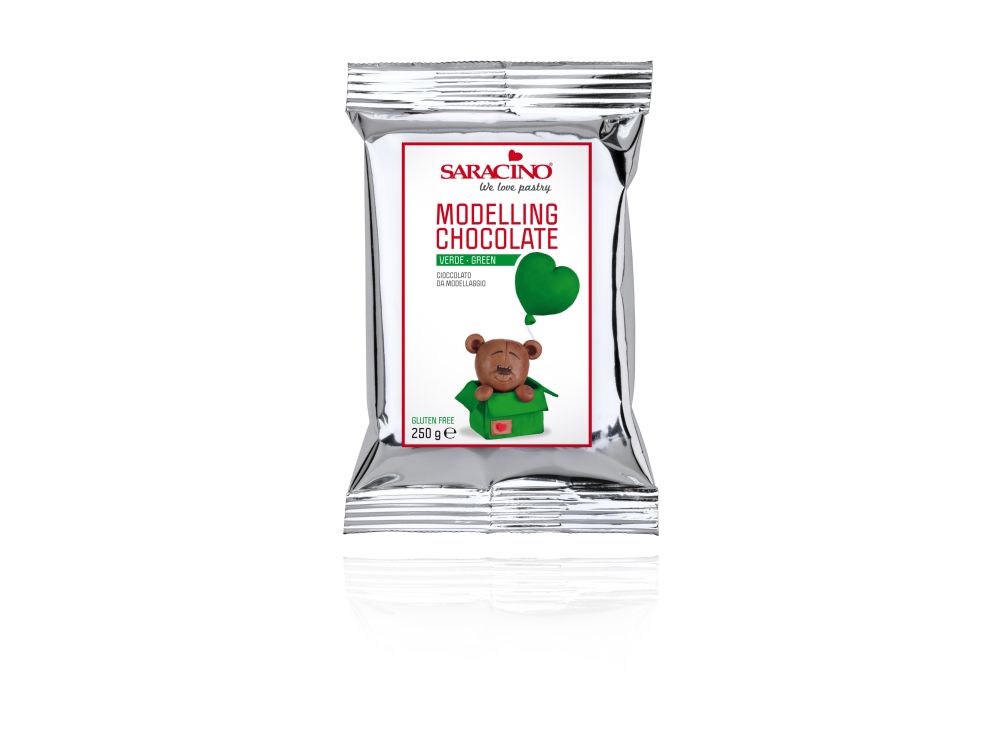 Modelling Chocolate - Saracino - Green, 250 g