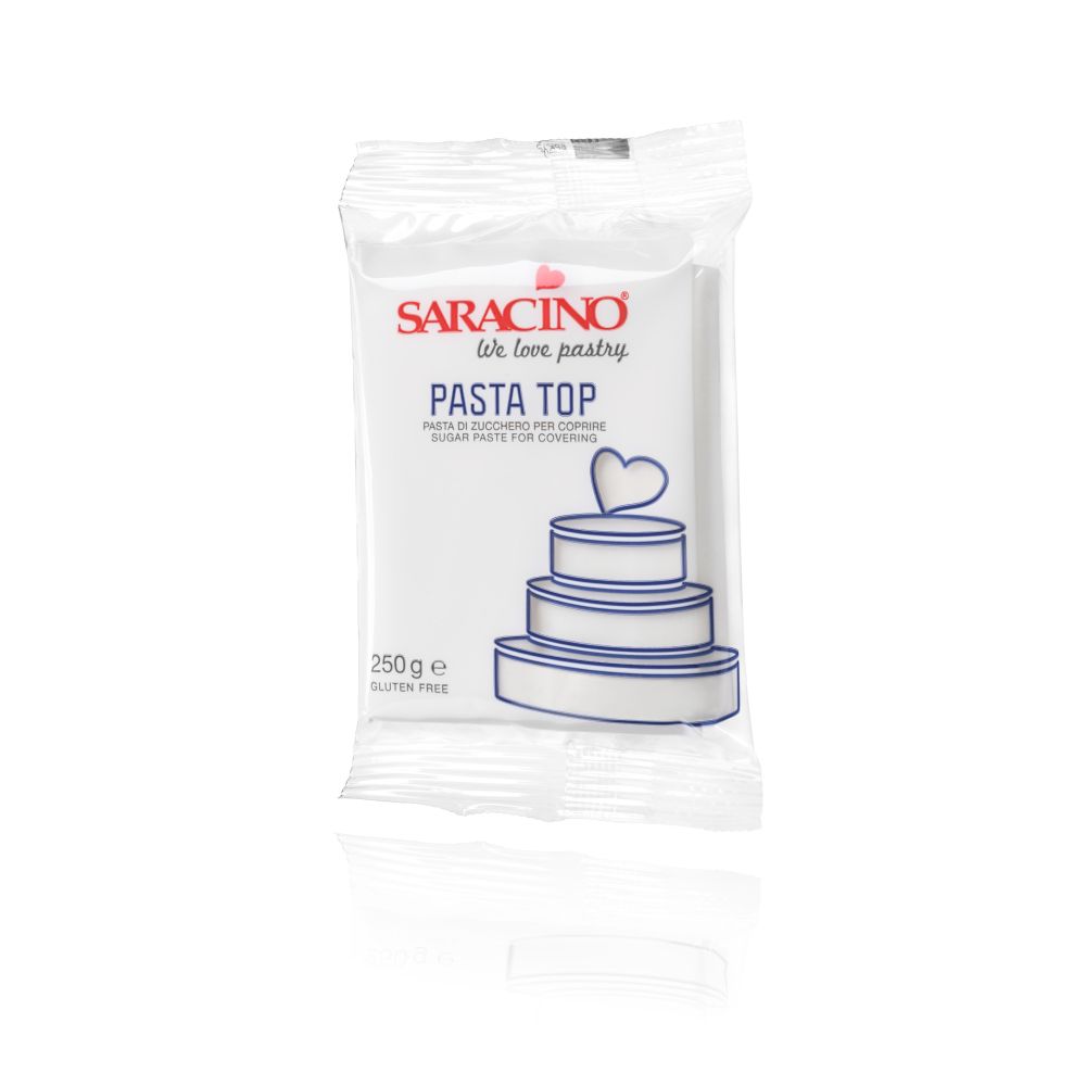Modelling paste for covering Pasta Top - Saracino - White, 250 g