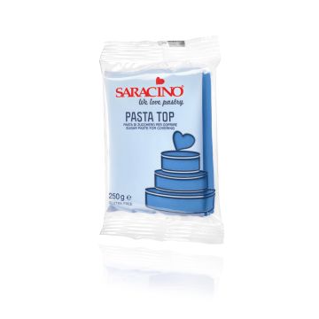 Modelling paste for covering Pasta Top - Saracino - Blue, 250 g