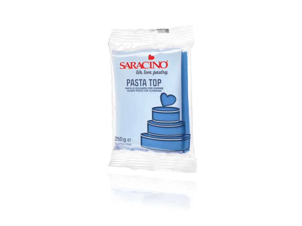 Modelling paste for covering Pasta Top - Saracino - Blue, 250 g