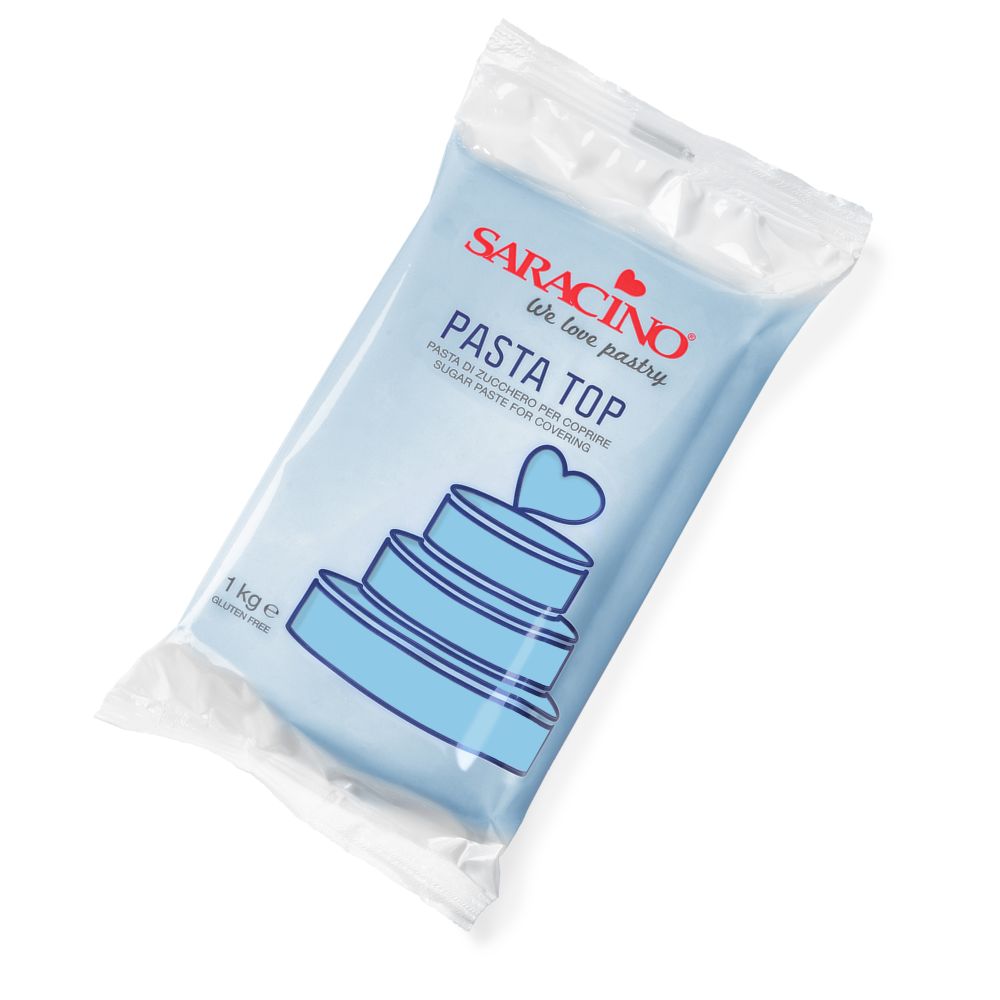 Modelling paste for covering Pasta Top - Saracino - Baby Blue, 1 kg