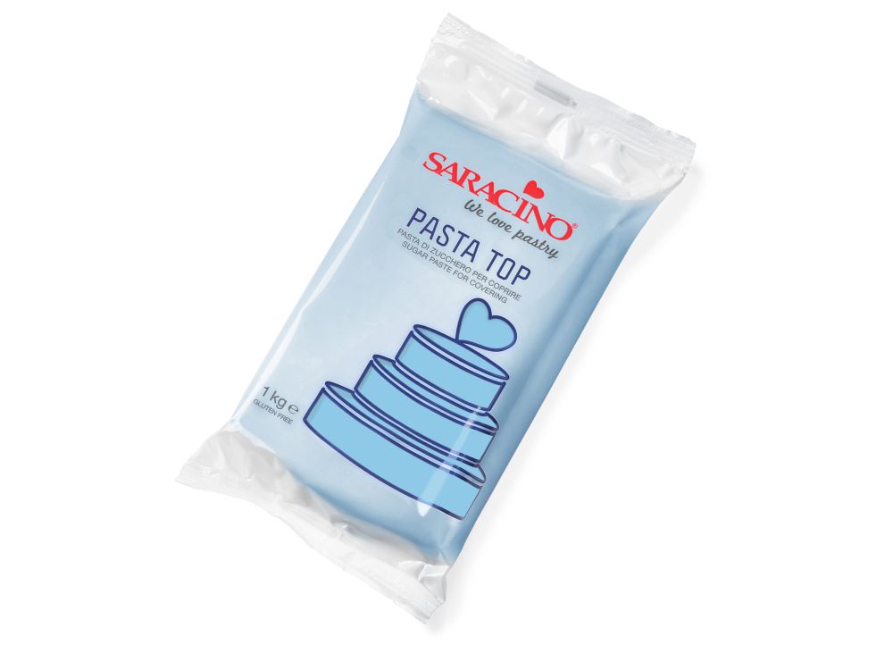 Modelling paste for covering Pasta Top - Saracino - Baby Blue, 1 kg
