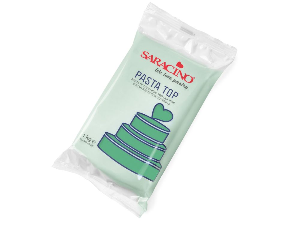 Modelling paste for covering Pasta Top - Saracino - Green, 1 kg