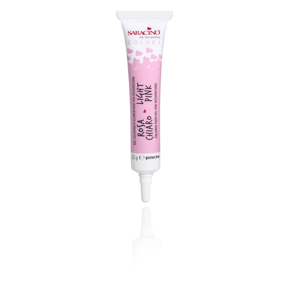 Gel dye in tube - Saracino - Light Pink, 20 g