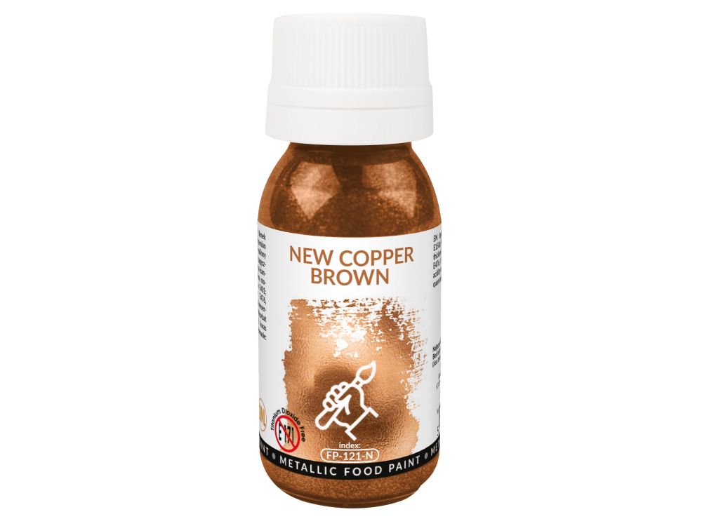 Food paint - Food Colors - New Copper Brown, 18 ml