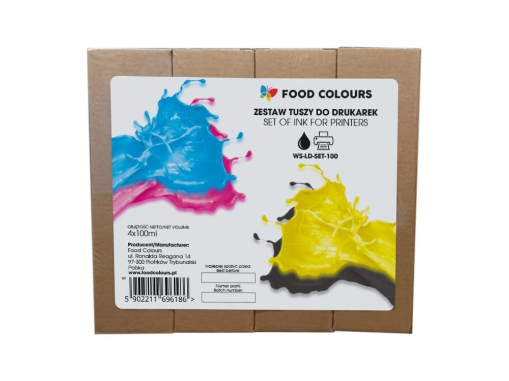 copy of Edible ink for printers - Food Colours - black, 100 ml