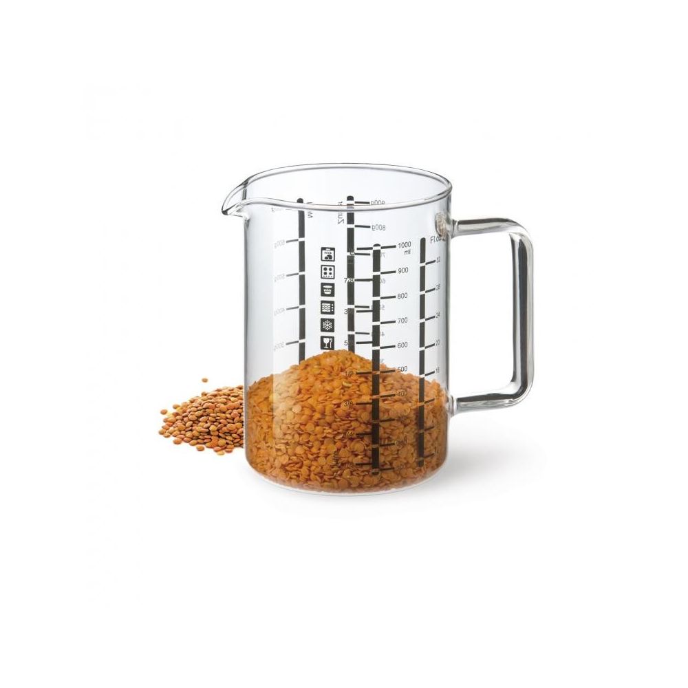Glass kitchen measuring cup - Simax - jug, 1 l