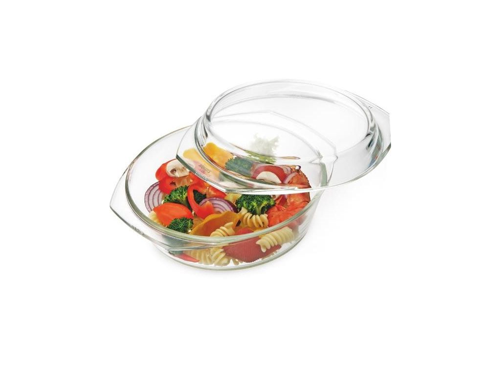 Heatproof dish with a lid - Simax - round, 2.9 l