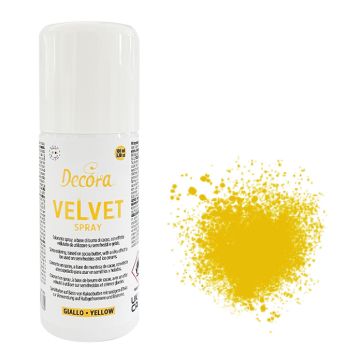 Velvet Spray - Decora - Yellow, 100 ml