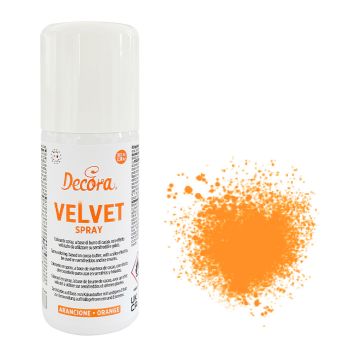 Velvet Spray - Decora - Orange, 100 ml
