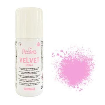 Zamsz w sprayu Velvet Spray - Decora - Pink, 100 ml