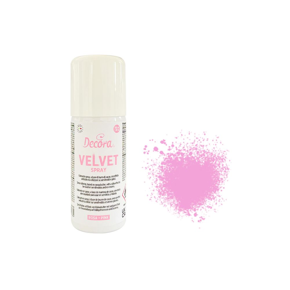 Zamsz w sprayu Velvet Spray - Decora - Pink, 100 ml