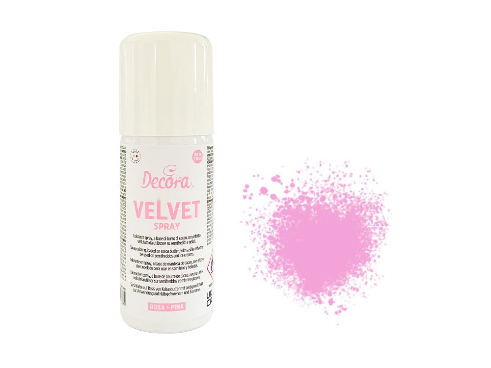 Velvet Spray - Decora - Pink, 100 ml