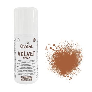 Zamsz w sprayu Velvet Spray - Decora - Cocoa, 100 ml