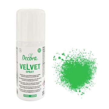 Zamsz w sprayu Velvet Spray - Decora - zielony, 100 ml