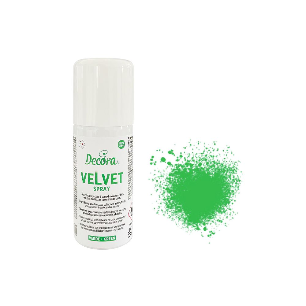Velvet Spray - Decora - Green, 100 ml