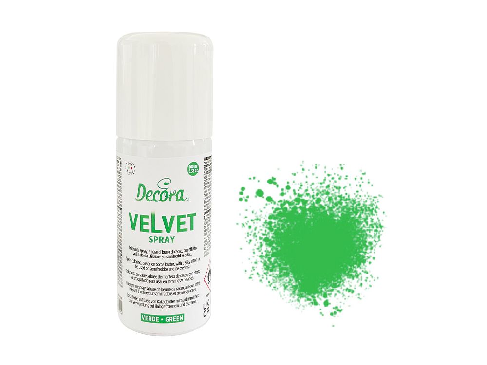 Velvet Spray - Decora - Green, 100 ml