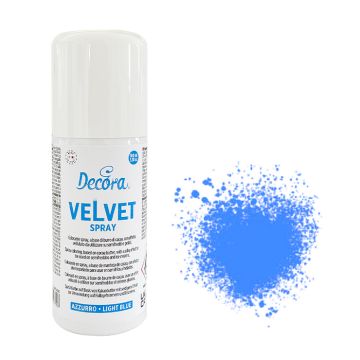 Velvet Spray - Decora - Light Blue, 100 ml