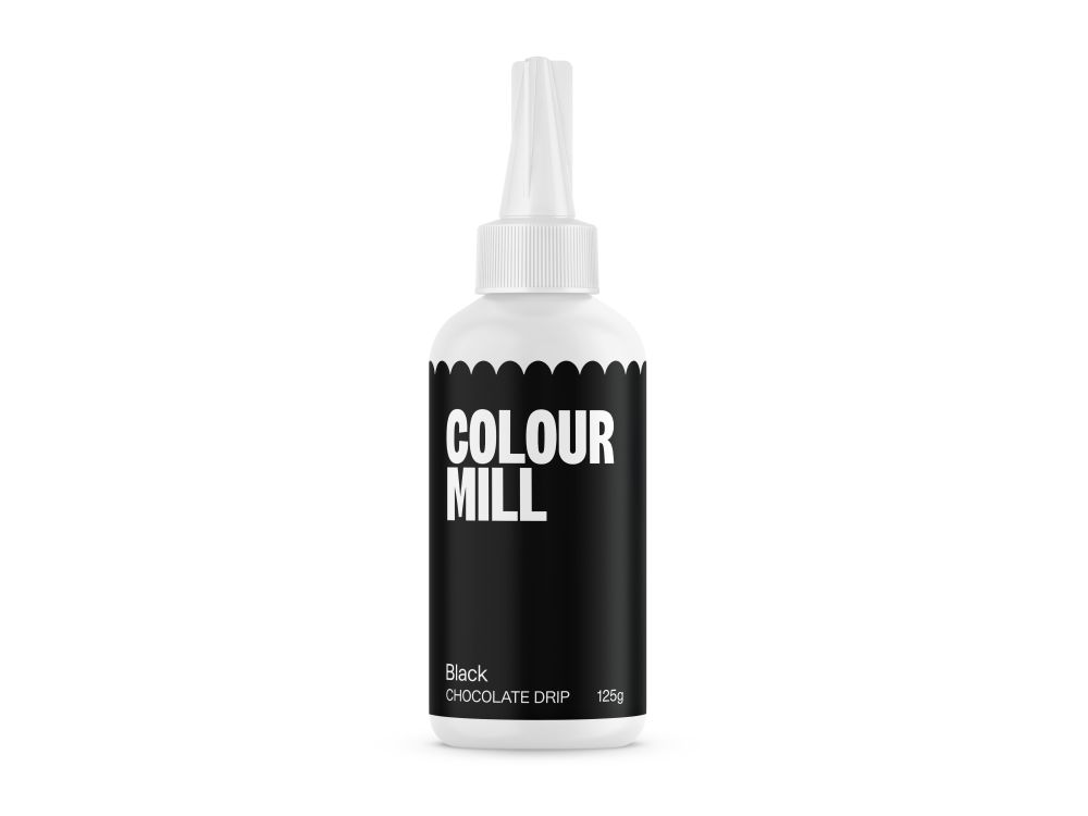 Chocolate Drip Topping - Colour Mill - Black, 125 g