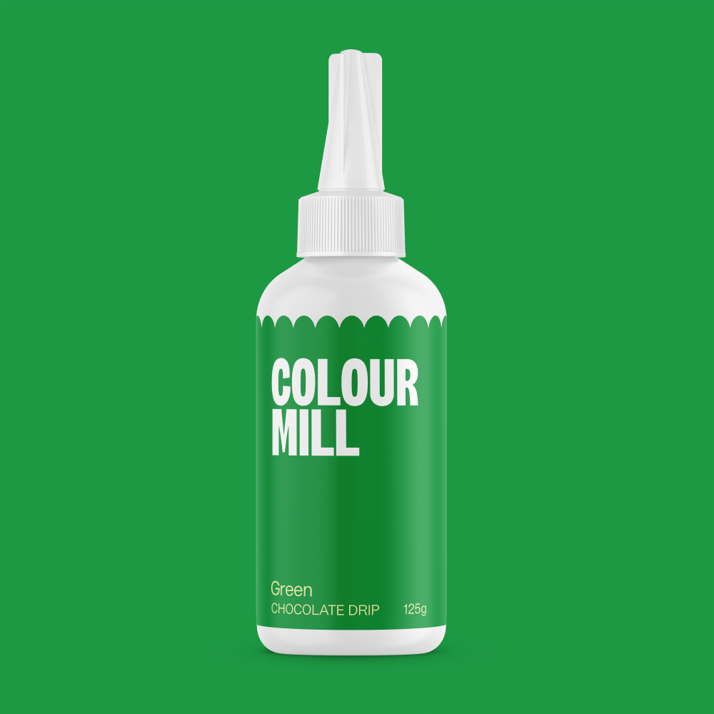 Chocolate Drip Topping - Colour Mill - Green, 125 g