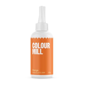 Chocolate Drip Topping - Colour Mill - Orange, 125 g
