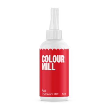 Chocolate Drip Topping - Colour Mill - Red, 125 g